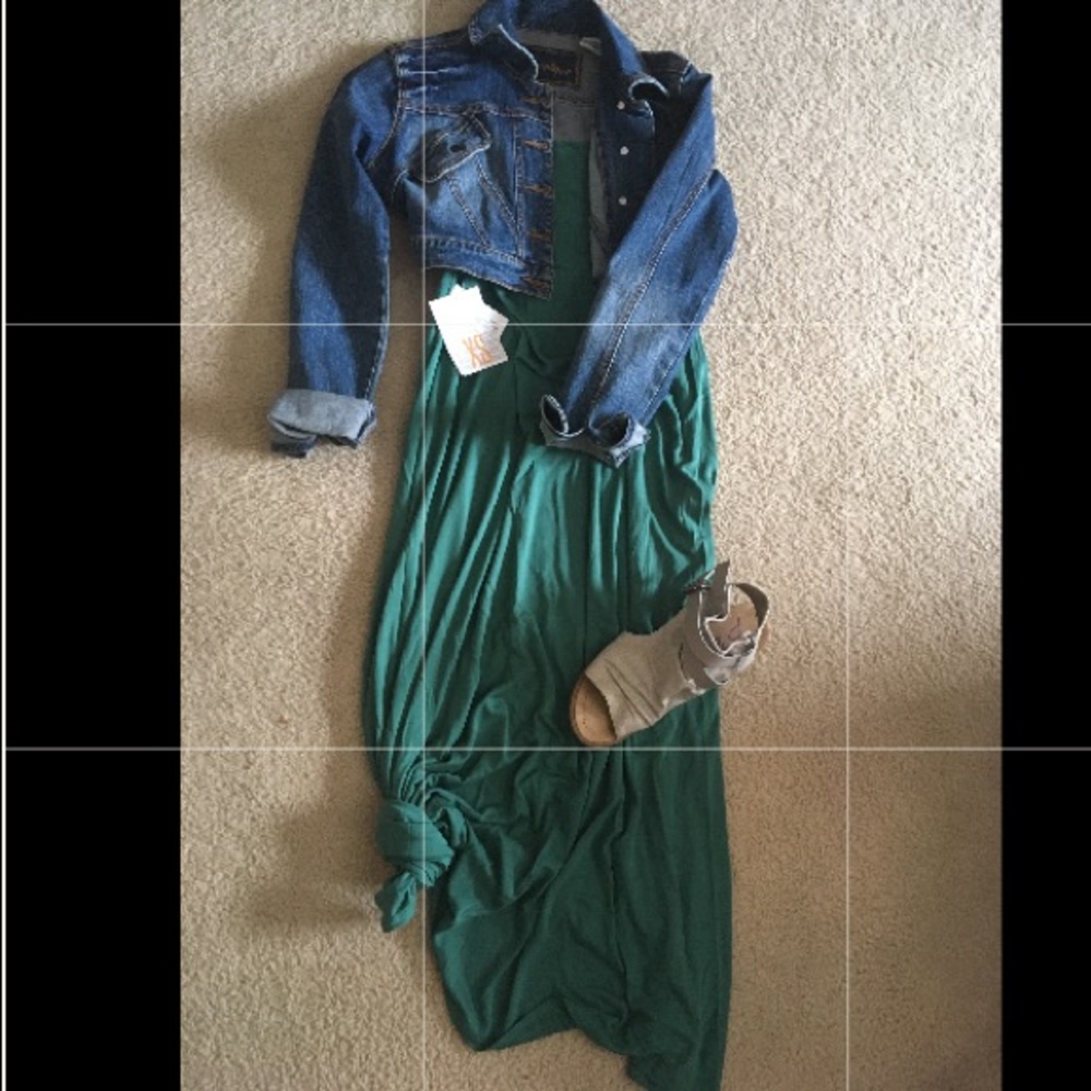 HUNTER GREEN LULAROE MAXI SKIRT NWT! ❤️